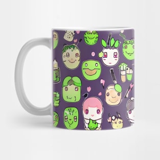 Funny Lettuce Alien Monsters - Created with AI Mug